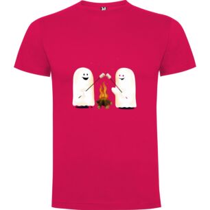Ghostly Marshmallow Roasting Party Tshirt