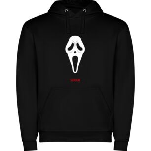 Ghostly Scream Mask Φούτερ με κουκούλα σε χρώμα Μαύρο 7-8 ετών