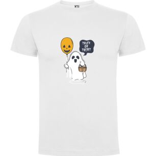 Ghostly Trick-or-Treat Tshirt σε χρώμα Λευκό XXXLarge(3XL)