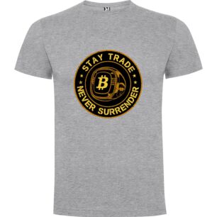 Gilded Bitcoin: Crypto Surrender Tshirt