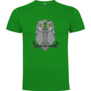 Gilded Geometric Owl Tshirt