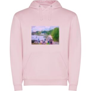 Glackens-inspired Lake Serenity Φούτερ με κουκούλα σε χρώμα Ροζ 11-12 ετών