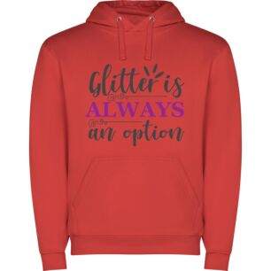 Glamour in Every Glitter Φούτερ με κουκούλα