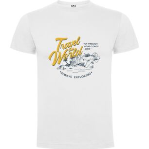 Globe Trotter Tee Tshirt σε χρώμα Λευκό Large