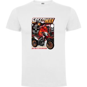 Glorious Road: Digital Motocross Tshirt σε χρώμα Λευκό XXXLarge(3XL)