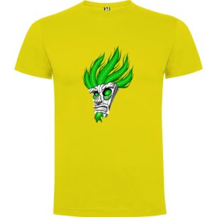 Glowing Green Monster Mask Tshirt