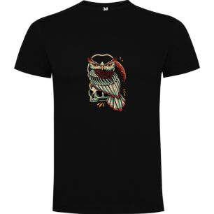Glowing Skull Owl Tshirt