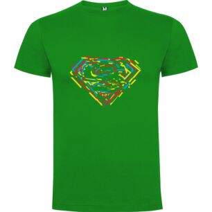Glowing Superman Emblem: Superflat Tshirt