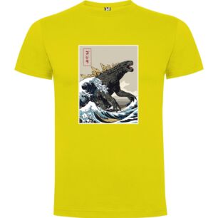 Godzilla's Majestic Ocean Pose Tshirt