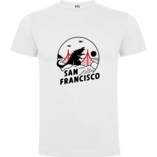 Golden Gate Godzilla Tshirt σε χρώμα Λευκό 11-12 ετών