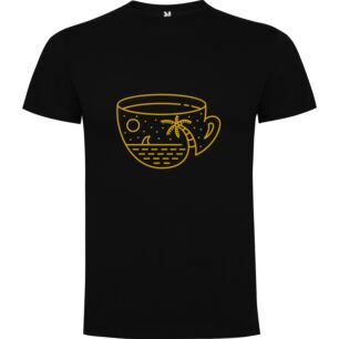 Golden Miami Nights Coffee Tshirt