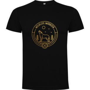 Golden Wolf Warrior Tshirt