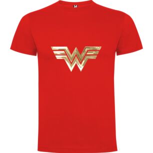 Golden Wonder Woman Emblem Tshirt