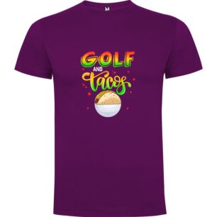 Golf & Tacos Artwork Tshirt σε χρώμα Μωβ 11-12 ετών