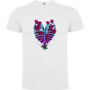 Gothic Heart Sketch Tshirt σε χρώμα Λευκό XXLarge