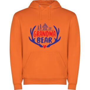 Grandma's Best Bear Logo Φούτερ με κουκούλα