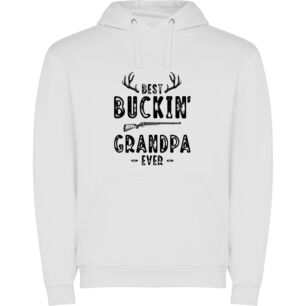 Grandpa's Ultimate Redneck Charm Φούτερ με κουκούλα σε χρώμα Λευκό 9-10 ετών