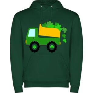 Green Clover Truck Delight Φούτερ με κουκούλα