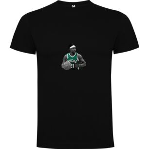 Green Hoops Holiday Vibes Tshirt σε χρώμα Μαύρο 7-8 ετών