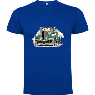 Green Roadster Illustration Tshirt