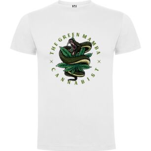 Green THC Snakes Tshirt σε χρώμα Λευκό Large