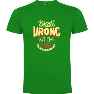 Green-Viewed People's Problems Tshirt