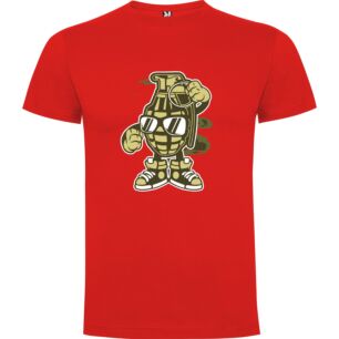 Grenade-Wielding Mascot Tshirt