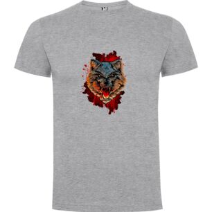 Grim Alpha Wolf Head Tshirt