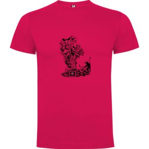 Grim Radio Skull Ink Tshirt