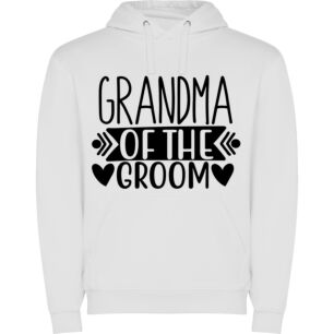 Groom's Artistic Grandma Sign Φούτερ με κουκούλα