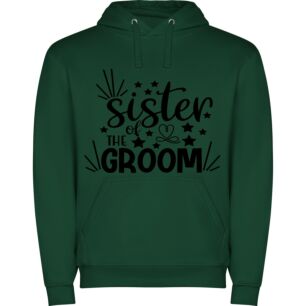 Groom's Sister SVG Art Φούτερ με κουκούλα