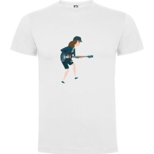 Guitarist Goddess Illustrated Tshirt σε χρώμα Λευκό 11-12 ετών