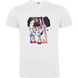 Gundam Noir Suit Tshirt σε χρώμα Λευκό Large