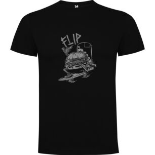 Hamburger Kickflip Art Tshirt