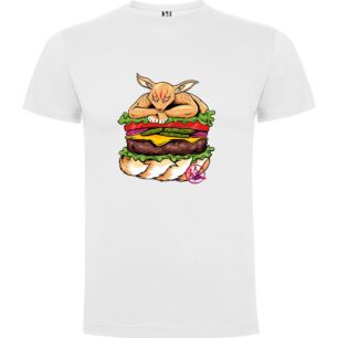 Hamburgers and Hilarity Tshirt σε χρώμα Λευκό Medium