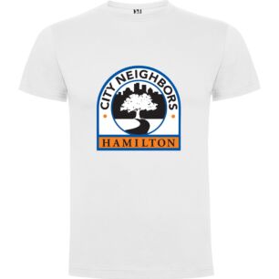 Hamil High-Quality Neighborhood Logo Tshirt σε χρώμα Λευκό 11-12 ετών