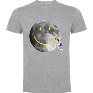 Happy Moon Landing Smiley Tshirt