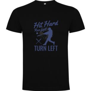 Hardball Artistry: Turn Left Tshirt