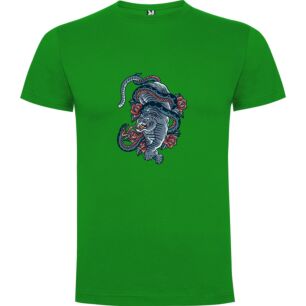 Hatted Serpent Illustration Tshirt