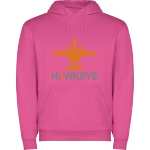 Hawk Wings: Whalen Inspired Φούτερ με κουκούλα σε χρώμα Φούξια 3-4 ετών