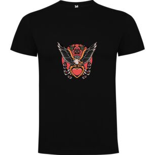 Heart Bird Tattoo Design Tshirt