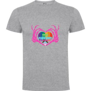 Heart-Holding Synthwave Hands Tshirt