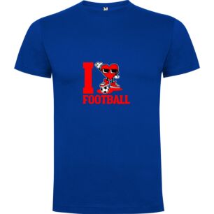 Heartfelt Football Fervor Tshirt