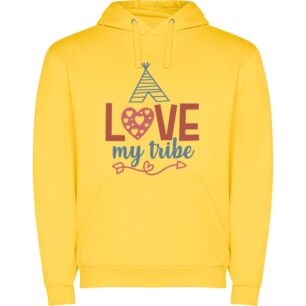 Heartfelt Teepee Love Φούτερ με κουκούλα