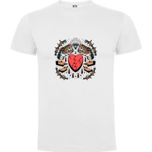 Heartstone Tattoo Design Tshirt σε χρώμα Λευκό Medium