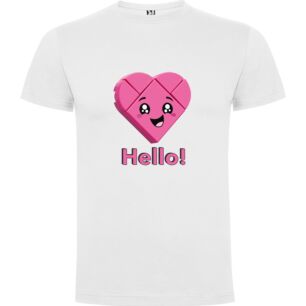 Hello Heart Icons Tshirt σε χρώμα Λευκό 9-10 ετών