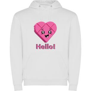 Hello Heart's Shaped Icon Φούτερ με κουκούλα