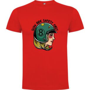 Helmeted Fashionista Tshirt