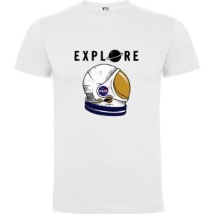 Helmeted Space Explorer Tshirt