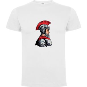 Helmeted Warrior Smiling Tshirt σε χρώμα Λευκό 5-6 ετών